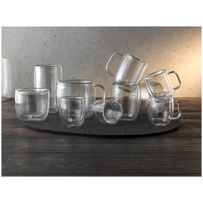 ZWILLING Sorrento Plus 2 Piece, Espresso glass set, transparent
