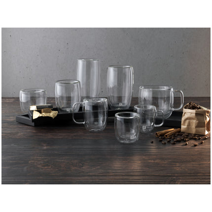 ZWILLING Sorrento 2 Piece, Coffee glass set, transparent