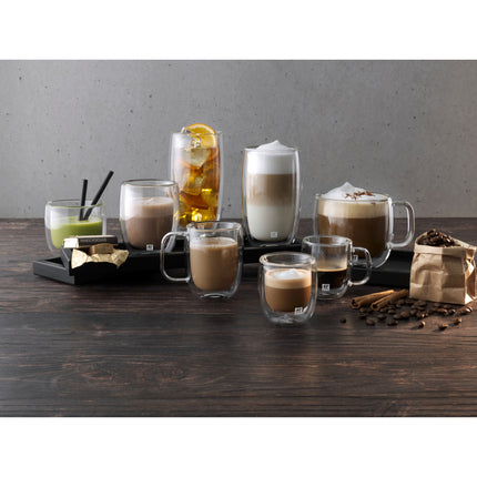ZWILLING Sorrento 8 Piece, Latte Glass Set - Value Pack, transparent