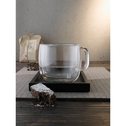 ZWILLING Sorrento Plus 8 Piece, Cappuccino Mug Set - Value Pack, transparent