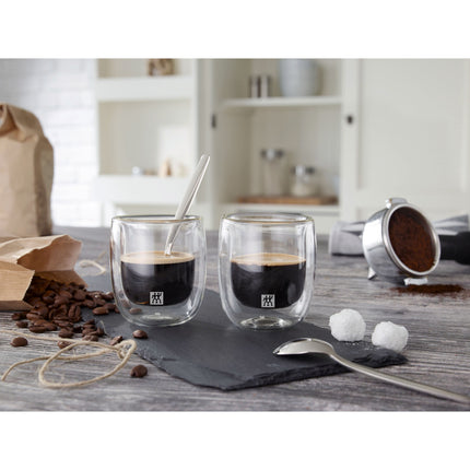 ZWILLING Sorrento 2 Piece, Espresso glass set, transparent