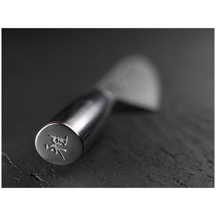 MIYABI BLACK 5000MCD67 7-inch, Santoku, brown