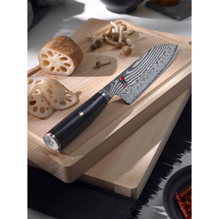 MIYABI KAIZEN II 5000FCD 7-inch, Santoku, black
