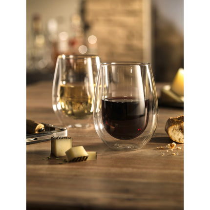 ZWILLING Sorrento Bar Double Wall Longdrink and Red Wine Glass 2 Piece