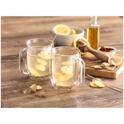 ZWILLING Sorrento Plus 2 Piece, Latte glass set, transparent