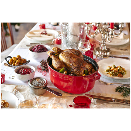 Staub La Cocotte 6.75 l cast iron oval Cocotte, cherry - Visual Imperfections