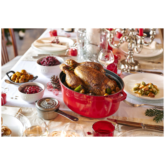 Staub La Cocotte 6.75 l cast iron oval Cocotte, cherry - Visual Imperfections