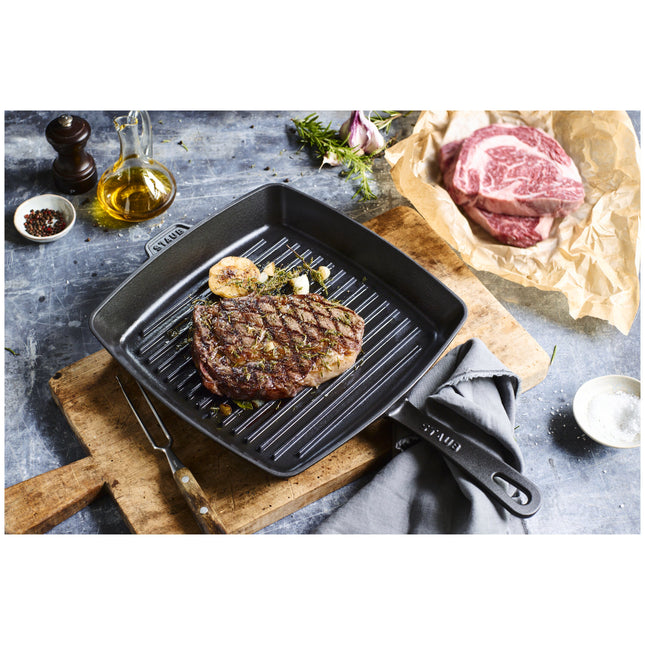 Staub Grill Pans 26 cm cast iron square American grill