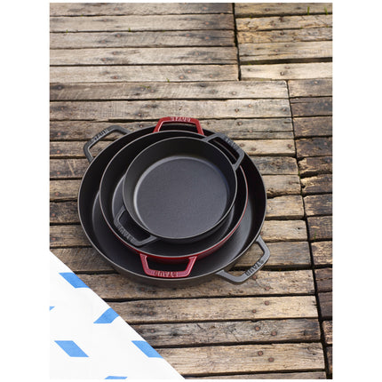 Staub Pans 34 cm cast iron Double Handle Skillet