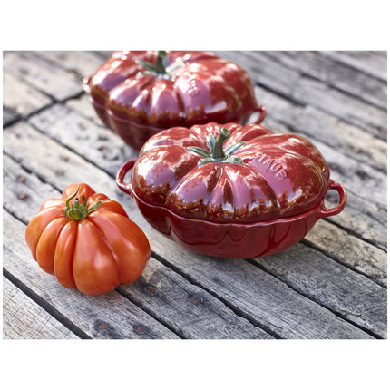 Staub Ceramique 500 ml ceramic tomato Cocotte, cherry
