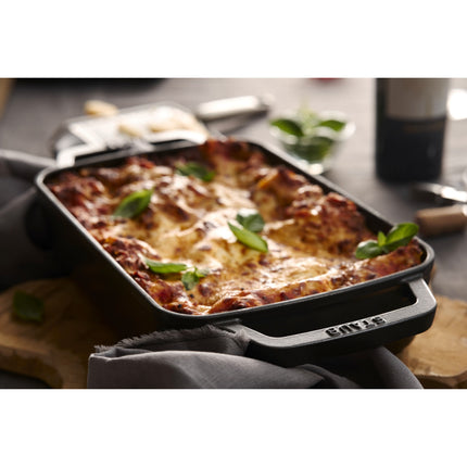 Staub Specialities 3 l cast iron rectangular roasting and baking pan