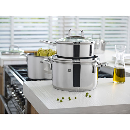 ZWILLING Quadro Pot set 9 Piece, 18/10 Stainless Steel