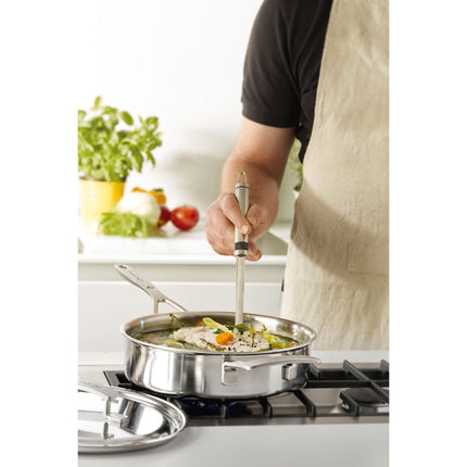 Demeyere Industry 5 24 cm 18/10 Stainless Steel Saute pan with lid