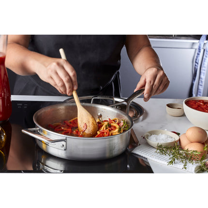 Demeyere Essential 5 24 cm Stainless Steel Saute Pan with Lid