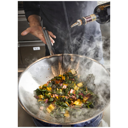 ZWILLING Plus 32 cm / 12.5 inch 18/10 Stainless Steel Wok