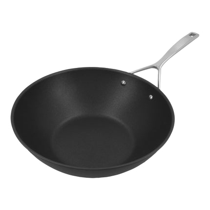 Demeyere Alu Pro 5 30 cm / 12 inch aluminum Wok flat bottom