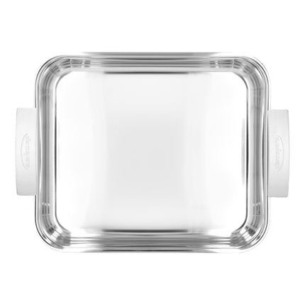 Demeyere Industry 5 39 x 33 cm 18/10 Stainless Steel rectangular Roaster + grid, silver