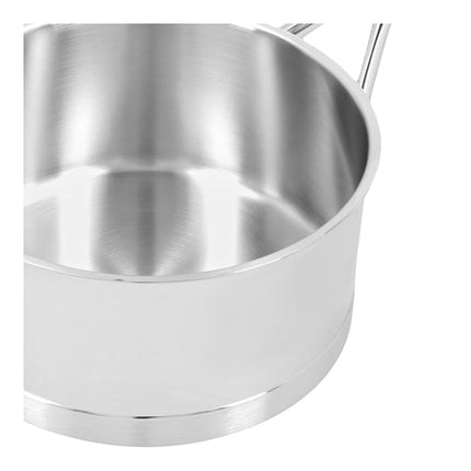 Demeyere Atlantis 7 1.5 l 18/10 Stainless Steel round Sauce pan with lid, silver