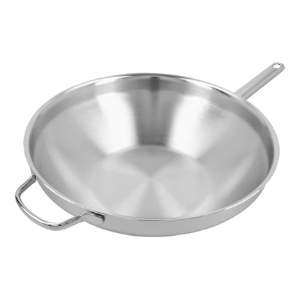 Demeyere Apollo 7 32 cm / 12.5 inch 18/10 Stainless Steel Wok flat bottom