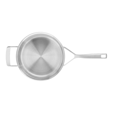 Demeyere Essential 5 3.8 l 18/10 Stainless Steel round sauce pan with lid 4QT, silver