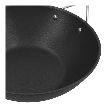 Demeyere Alu Pro 5 30 cm / 12 inch aluminum Wok flat bottom
