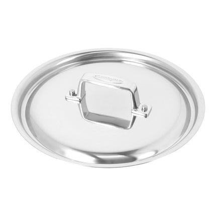 Demeyere Essential 5 3.8 l 18/10 Stainless Steel round sauce pan with lid 4QT, silver