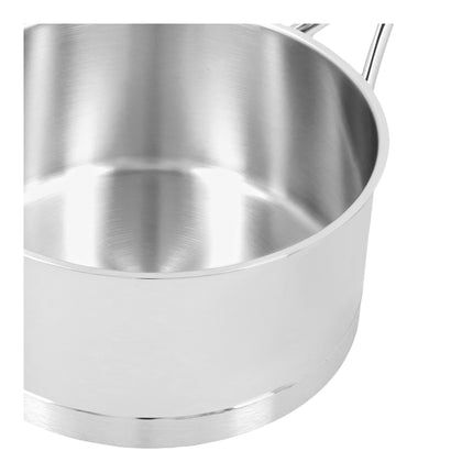 Demeyere Atlantis 7 2.2 l 18/10 Stainless Steel round Sauce pan with lid, silver