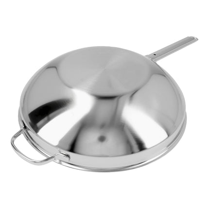 Demeyere Apollo 7 32 cm / 12.5 inch 18/10 Stainless Steel Wok flat bottom