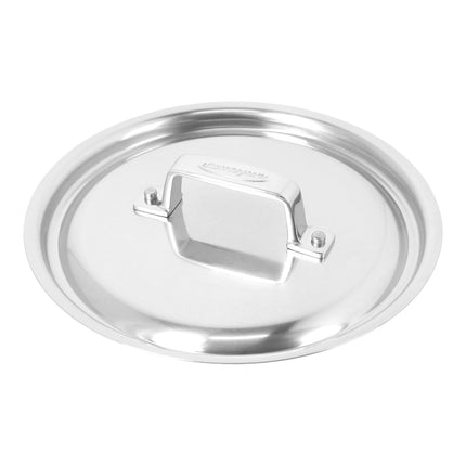 Demeyere Essential 5 2.8 l 18/10 Stainless Steel round sauce pan with lid 3QT, silver