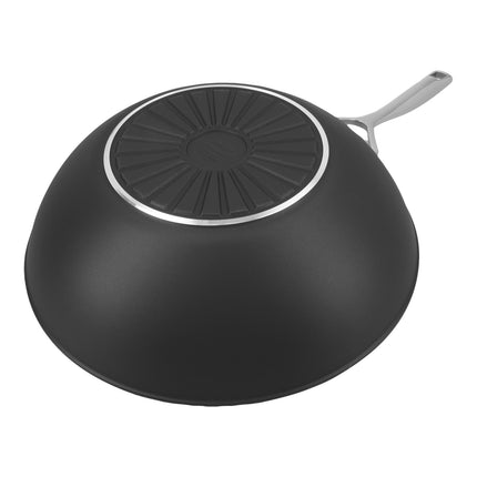 Demeyere Alu Pro 5 30 cm / 12 inch aluminum Wok flat bottom