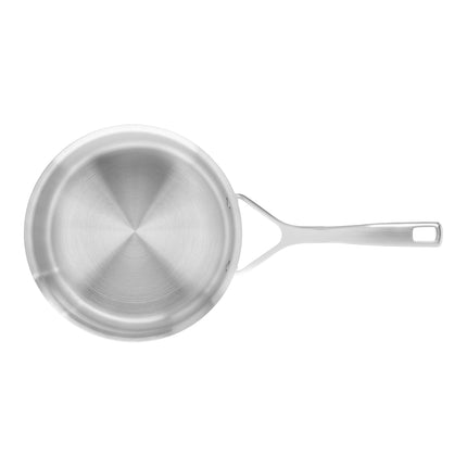 Demeyere Essential 5 2.8 l 18/10 Stainless Steel round sauce pan with lid 3QT, silver