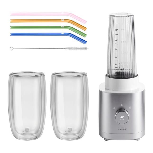 ZWILLING BLENDER AND BEVERAGE GLASS SET