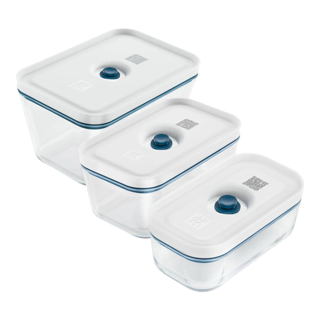 ZWILLING SMALL/MEDIUM/LARGE / 3 PIECE VACUUM BOX SET, GLASS, LA-MER