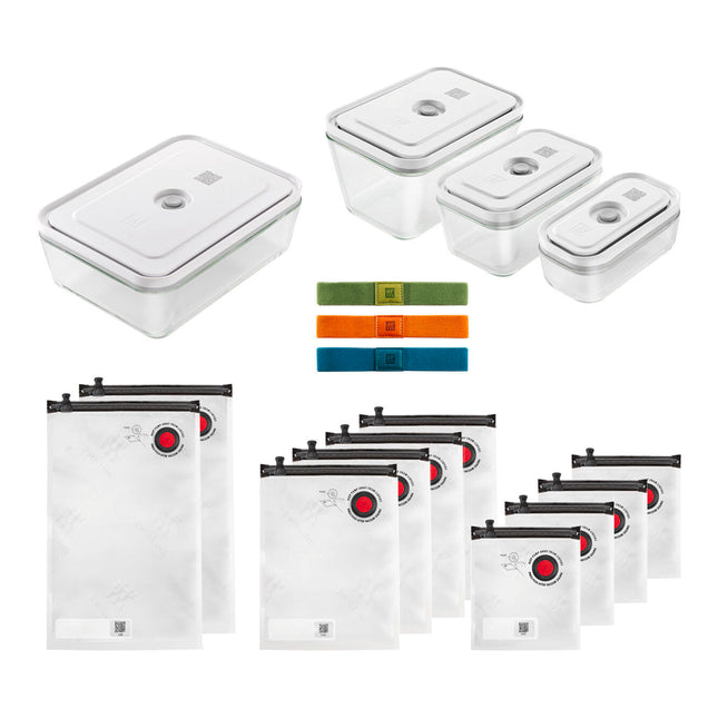 ZWILLING VACUUM ACCESSORY SET, GLASS, 17PC