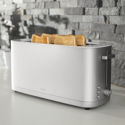 ZWILLING 2 LONG SLOTS TOASTER WITH BUN WARMER - SILVER