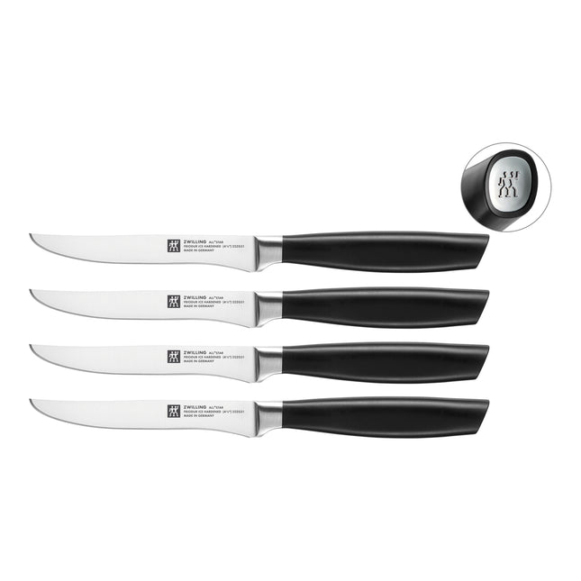 ZWILLING Steak knife set 4 pieces, silver