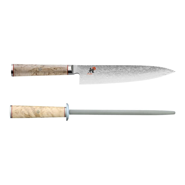MIYABI 8 inch Gyutoh and Honing Steel