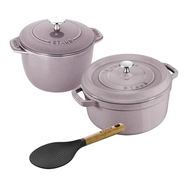 Staub Cocotte and Rice Cocotte Set – Cherry Blossom