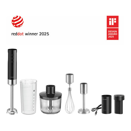 ZWILLING XTEND CORDLESS HAND BLENDER & COMPLETE ACCESSORY SET