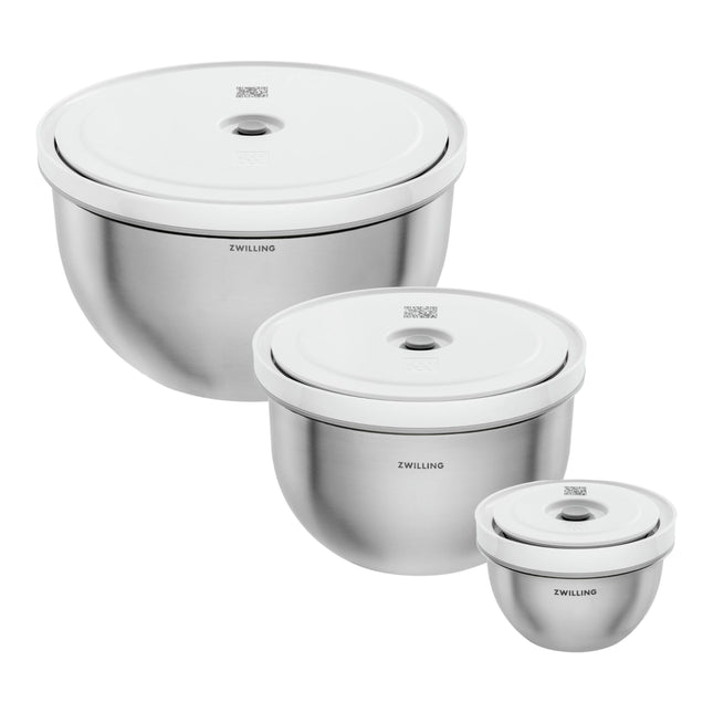 ZWILLING FRESH & SAVE STAINLESS STEEL BOWLS EXPANDER SET