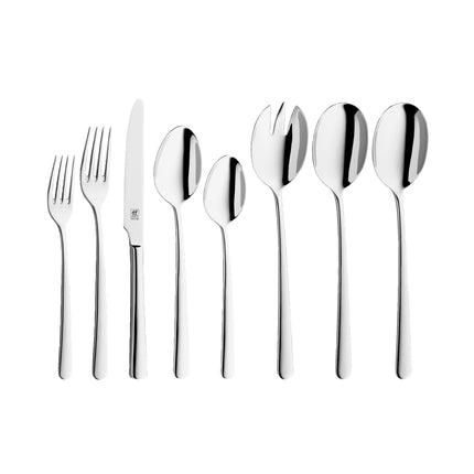 ZWILLING Nova 63 Piece Flatware Set polished