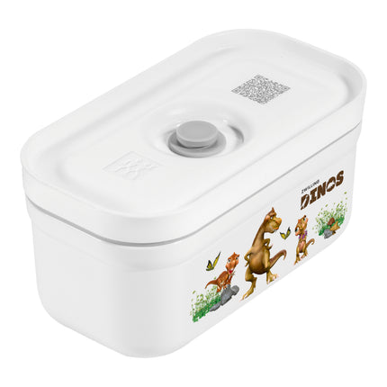ZWILLING 3 PIECE VACUUM LUNCH BOX SET, PLASTIC, WHITE-GREY