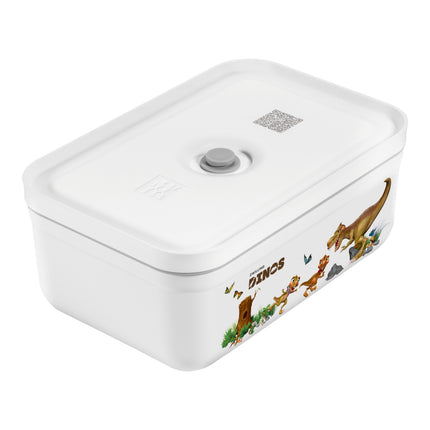 ZWILLING 3 PIECE VACUUM LUNCH BOX SET, PLASTIC, WHITE-GREY