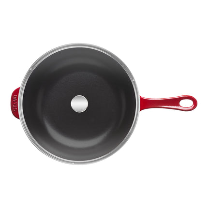 Staub Pans 26 cm / 10 inch cast iron DAILY PAN WITH GLASS LID