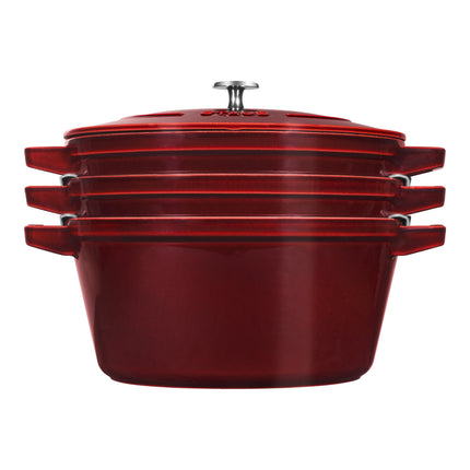 Staub Stackable Set Stackable Set Large 4 Piece, cast iron