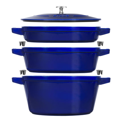 Staub Stackable Set Stackable Set Large 4 Piece, cast iron