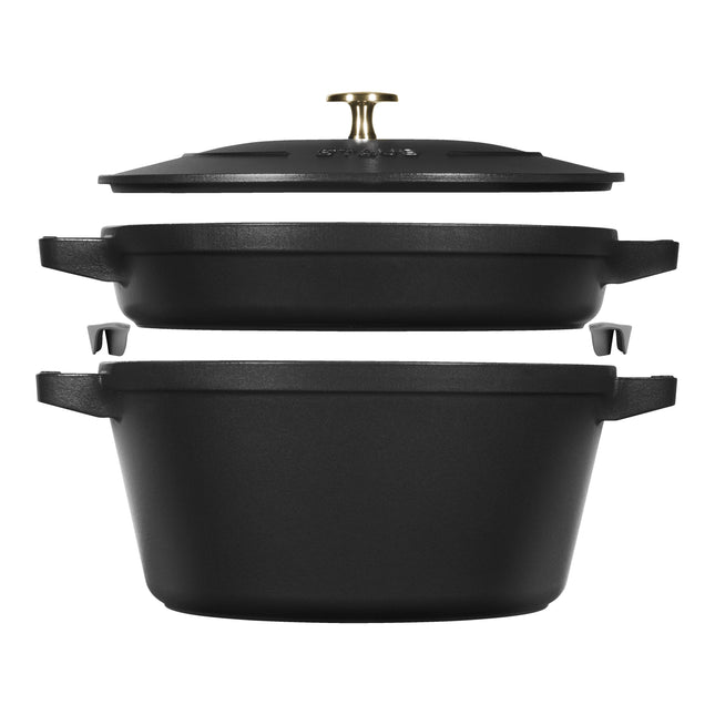 Staub Stackable Set Stackable Set 3 Piece, cast iron