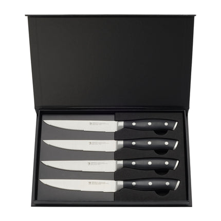 Henckels Forged Accent 4 Piece, Steak set, red