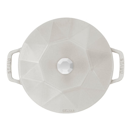 Staub La Cocotte 2.8 l cast iron Diamond Cocotte, white truffle
