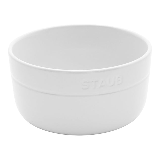 Staub Dining Line 4 Piece ceramic Bowl set, white